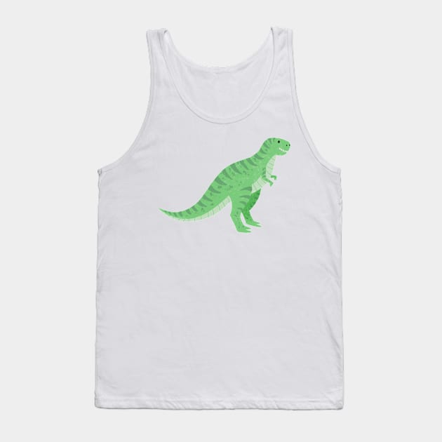 Cute T-Rex Cartoon Tank Top by SWON Design